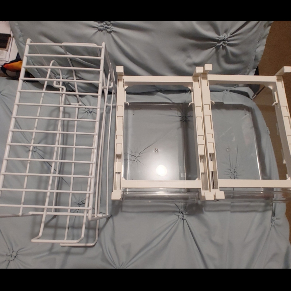 2 Tier Can Dispenser & 2-pack Sliding Fridge Drawers